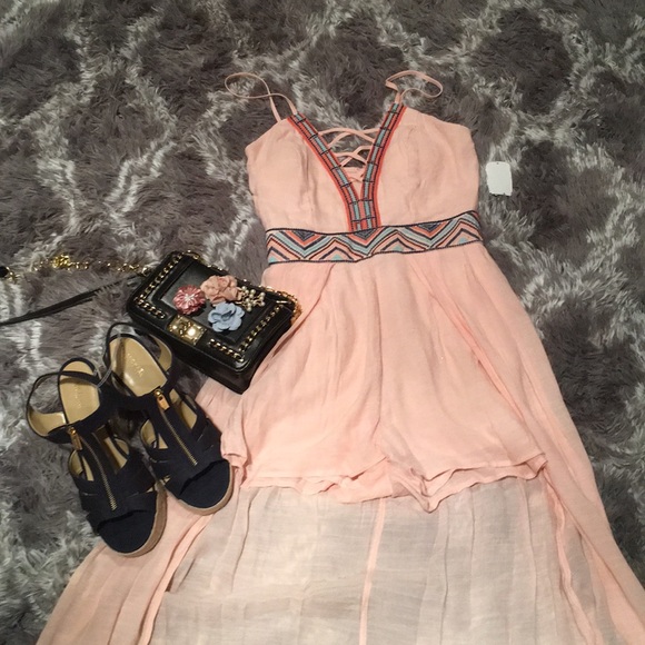 Dress with Romper . - Picture 3 of 3